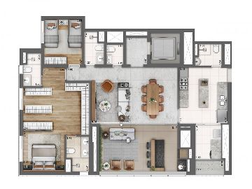 Planta de 190m� ampliada
