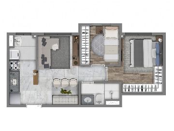 Confort 2 dorm