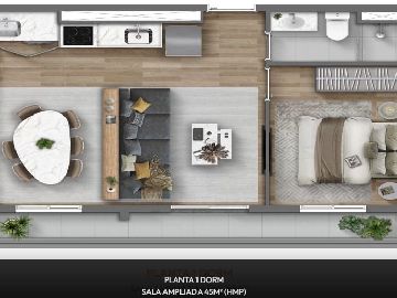 Planta 45m� sala ampliada - HMP