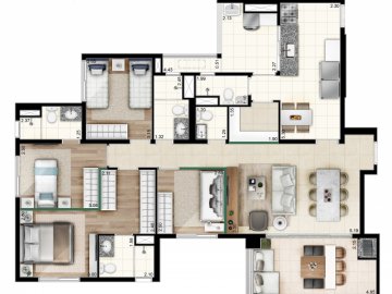 Planta 127m 4 dorm